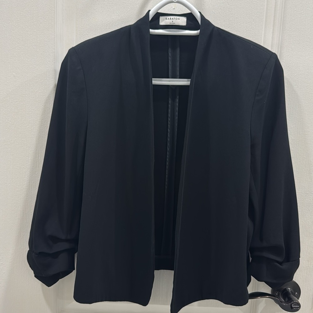 Babaton Classic Power Waist Black Blazer